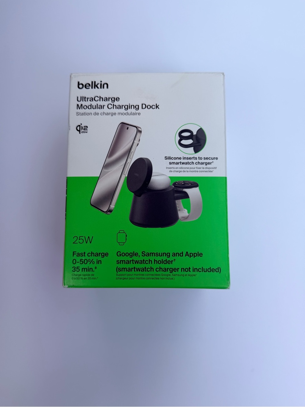 belkin UltraCharge Modular Charging Dock in Black and Green